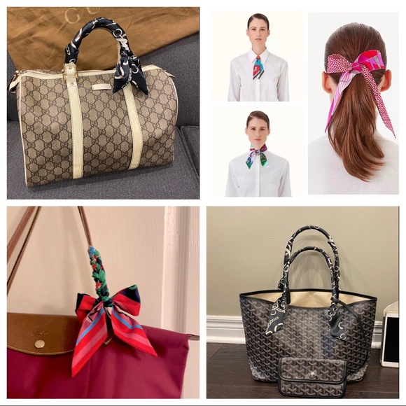 3️⃣3/25 Bag twilly, multipurpose head/neck scarf - Picture 2 of 4